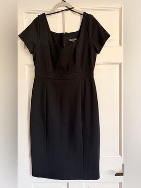 Brooks Black Sheath Dress